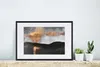 MuchoWow® Gerahmtes Poster Abstrakt - Gold - Chic - Schwarz Produktbild-Vorschau 4