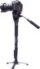 Monopod 2w1 z Nóżkami i Głowicą Olejową / Video Podgląd zdjęcia produktu 1