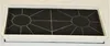 A rectangular black carbon filter with a white plastic frame, shown from a diagonal angle. Náhled obrázku produktu
