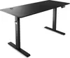 A black adjustable standing desk against a white background. Náhľad obrázku produktu