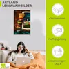 ARTland Leinwandbild Fröhliche Kaffeetassen Größe: 40x60 cm Produktbild-Vorschau 2