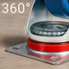 Wiltec Lenkrolle 100mm bis 150kg mit Kunststoffrad und Produktbild-Vorschau 3