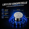 10 x AG8 LR1120 LR55 391 1,5V Batterie Knopfzelle Alkaline Produktbild-Vorschau 4