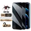 OLi  2X Sichtschutz für iPhone 15 Pro Full Screen Privacy  Produktbild-Vorschau 2