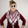 Kefiah - weiß - rot-bordeaux - Shemagh - Arafat-Schal Produktbild-Vorschau 6