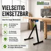 2x Rollenbock 90 kg höhenverstellbar bis 109cm 30 cm Produktbild-Vorschau 2