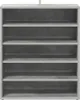 vidaXL Botník betonový šedý 60x35x70 cm odvozený dřevěný Náhled obrázku produktu 4
