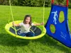 Hudora 72156 Huśtawka Nest 110 Ø cm okrągła zielona/czarna Podgląd zdjęcia produktu 4