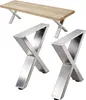 DanDiBo 2x telaio per panca in acciaio inox 43 x 40 cm Anteprima dell’immagine prodotto 1
