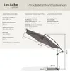 tectake® Sonnenschirm Ciccio Ø 350 cm mit Winddach Produktbild-Vorschau 5