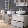 Badmöbel-Set Vicco Irma Weiß Hochglanz 3 Teile, mit Produktbild-Vorschau 5