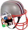 American Football Kinderhelm – Silber-Rot - Kindergröße Produktbild-Vorschau 3