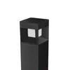 A black outdoor lamp on a white background. Anteprima dell’immagine prodotto