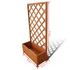 vidaXL Sadzarka z podporą do wspinaczki 70 x 30 x 135 cm Podgląd zdjęcia produktu 4