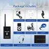 A collage of product components and accessories for a wireless audio guide system. Náhľad obrázku produktu