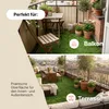 Rasenteppich Natural Deluxe Kunstrasen Grün Garten Balkon Produktbild-Vorschau 7