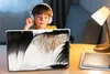 MuchoWow® Laptop Aufkleber Sticker Cover Gold - Abstrakt - Produktbild-Vorschau 3