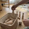 BOWLING IN LEGNO DI FAGGIO con pallina da 5 cm, set da 10 Anteprima dell’immagine prodotto 6