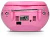 Lenco SCD-24 Pink - Tragbares FM-Radio mit CD-Player - Produktbild-Vorschau 2