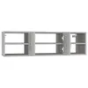 vidaXL Nástěnná police Concrete Grey 102x30x29 cm Dřevěný Náhled obrázku produktu 6