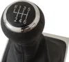 Schaltknauf Schaltmanschette Naht Schwarz Chrom 6-Gang für Produktbild-Vorschau 2