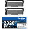 čierny toner brother TN-2320TWIN, sada 2 ks Náhľad obrázku produktu 2