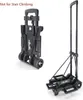 Mini-chariot à sacs, pliable, chariot à bagages avec roues, Voir les images du produit 7