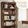 Bücherregal 178 cm Hoch mit 6 Böden, Standregal Produktbild-Vorschau 7