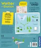The image shows the packaging and contents of a KOSMOS Wetterstation experiment kit. Produktbild-Vorschau