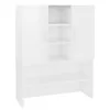 vidaXL Waschmaschinenschrank Hochglanz-Weiß 70,5x25,5x90 cm Produktbild-Vorschau 1