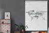 MuchoWow® Wandteppich Wandbehang Weltkarte - Reisen - Weiß Produktbild-Vorschau 6