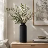 Articasa Blumenvase Gomera - schwarz - 10 x 28 cm - Keramik Produktbild-Vorschau 5