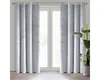 Two light gray curtains hang on a window, with a plant to the right. Náhľad obrázku produktu