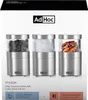 Set di macina spezie AdHoc 3 pezzi argento Anteprima dell’immagine prodotto 5