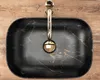 Umywalka nablatowa Rea Belinda Black Marble Mat Podgląd zdjęcia produktu 4