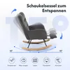 FLEXISPOT Schaukelstuhl Schaukelsessel hohe Rückenlehne & Produktbild-Vorschau 4
