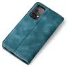A teal flip phone case is shown from a diagonal top-down view against a white background. Produktbild-Vorschau