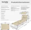 TecTake 403418, Béžová, Polyester, Ocel, 110 kg, 6,2 kg Náhled obrázku produktu 12