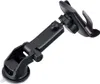 A black car phone holder with a suction cup mount and adjustable arm is shown against a white background. Produktbild-Vorschau