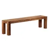 Ława do jadalni z litego drewna akacjowego 180 x 45 x 35 cm Podgląd zdjęcia produktu 6