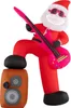 COSTWAY Kerstman, zelfopblazend, met gitaar en muziek, 180 Productafbeelding-voorbeeld 1