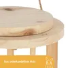 Kerbl Pet Heuraufe 3 in 1, Futterraufe, 25 cm, Holz, Ø 15 Produktbild-Vorschau 3