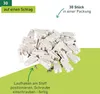 Laufhaken 30 Stück weiß - Zubehör für Seilspannsegel Produktbild-Vorschau 3