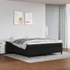 vidaXL Box spring bed frame black 180x200 cm Imitace kůže Náhled obrázku produktu 2