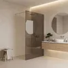 Duschwand Rea Flexi Brown / Chrome 140 Produktbild-Vorschau 2