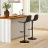 HOMCOM 2er-Set Barhocker, Barstühle mit Kunstlederbezug, Produktbild-Vorschau 9