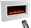 Glow Fire Elektrokamin 'Rhea' | LED Standkamin in weiß mit Produktbild-Vorschau 2