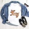 Mr. & Mrs. Panda T-Shirt Hund Dackel - Weiß - Geschenk, S, Produktbild-Vorschau 2