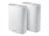 Two white Asus ZenWiFi AX Hybrid routers are shown against a white background. Náhled obrázku produktu