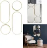 Howhomely | Set di 4 specchi ovali dorati - Colore oro - Anteprima dell’immagine prodotto 4